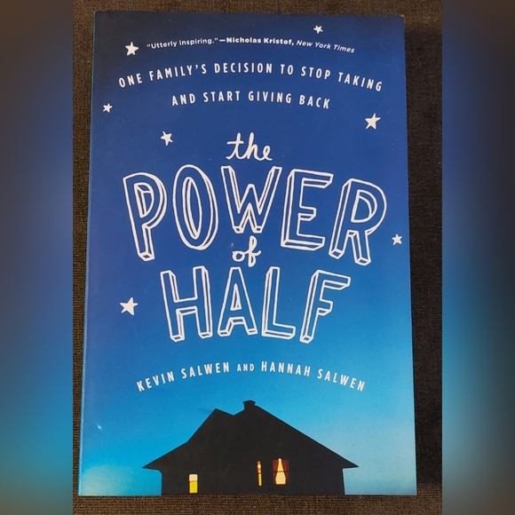 Book The Power of Half by Kevin Salwen and Hannah Salwen Paperback Reading - Picture 1 of 2